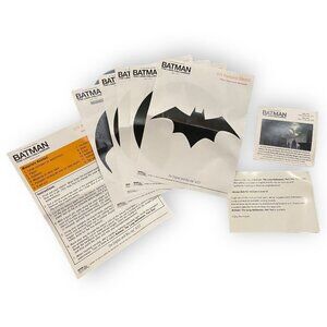 Batman The Long Halloween DVD Blu Ray Promo Press Items Pumpkin Stencils